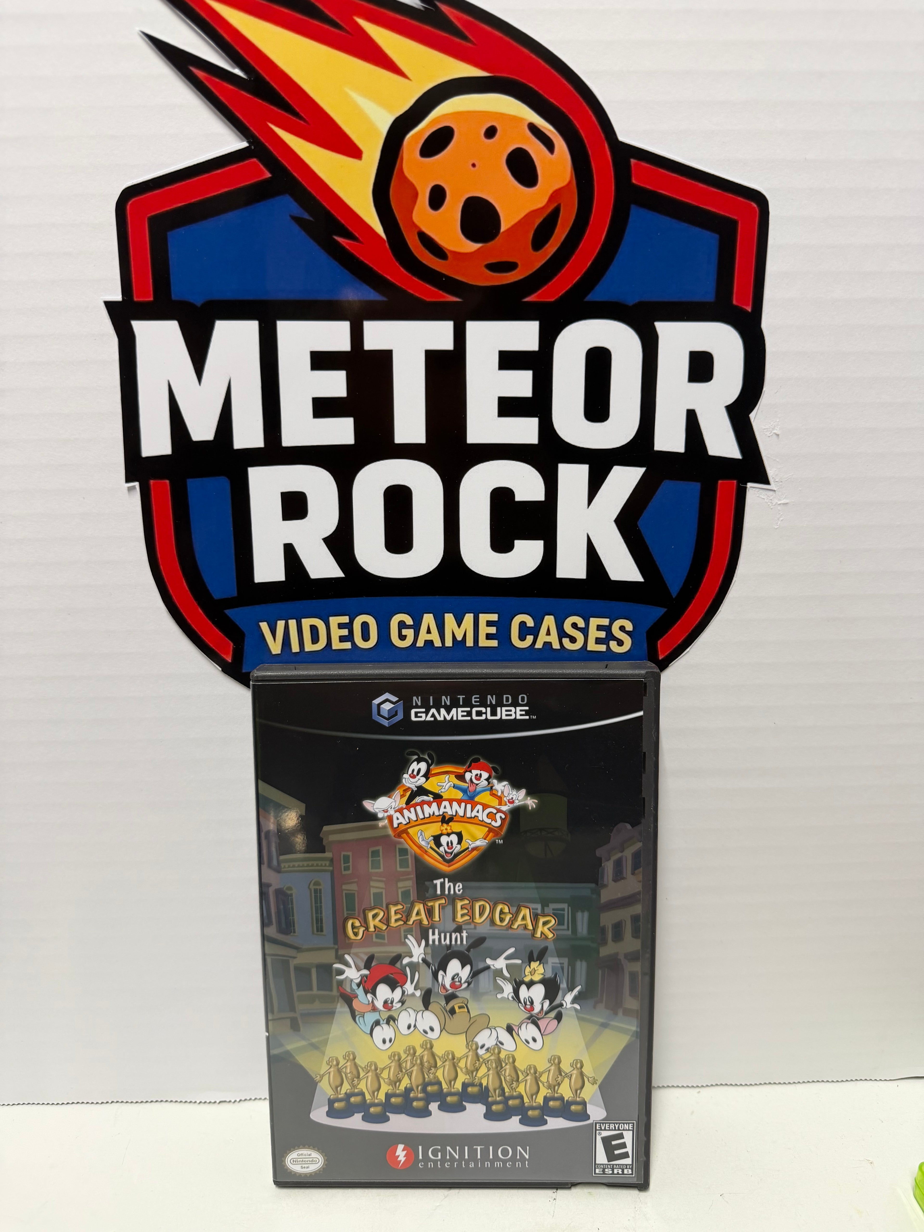 Animaniacs The Great Edgar Hunt GameCube case only