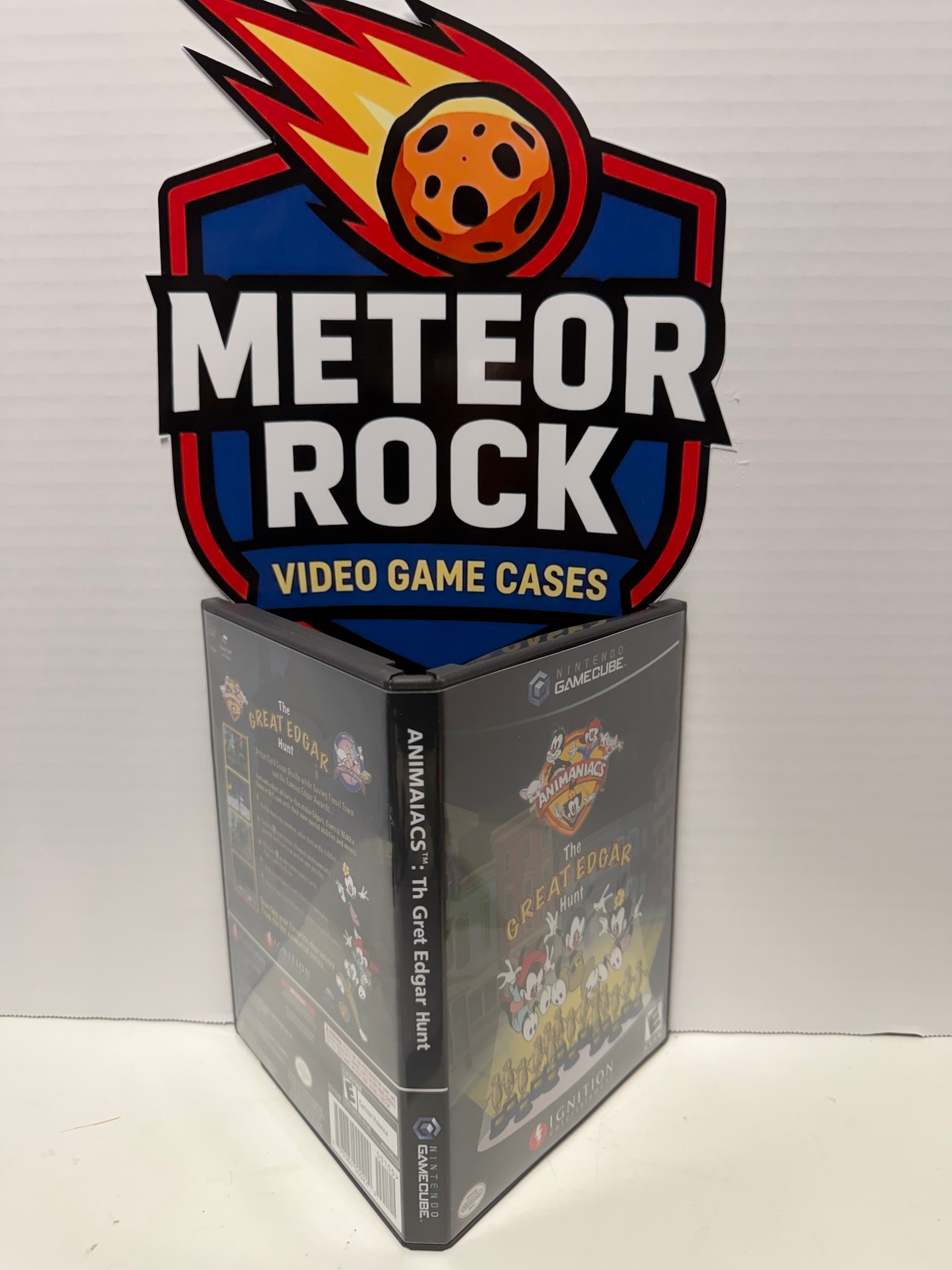 Animaniacs The Great Edgar Hunt GameCube case only